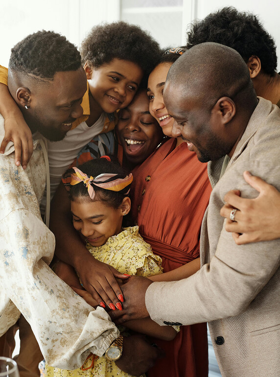 Image d'une famille harmonieuse